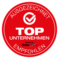 ausgezeichnet & empfohlen als Top-Unternehmen von FirmenABC