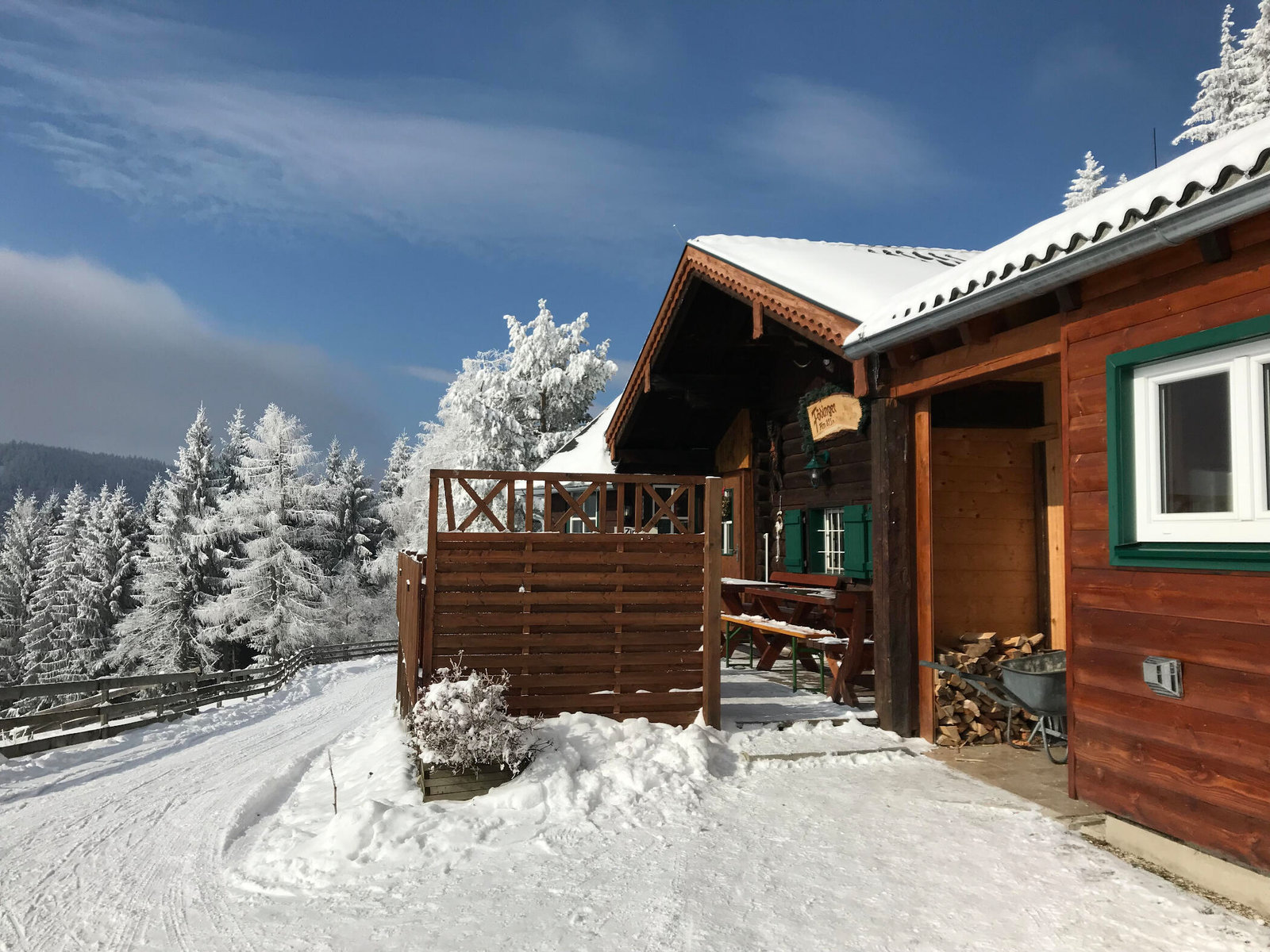 Födinger Alm im Winter